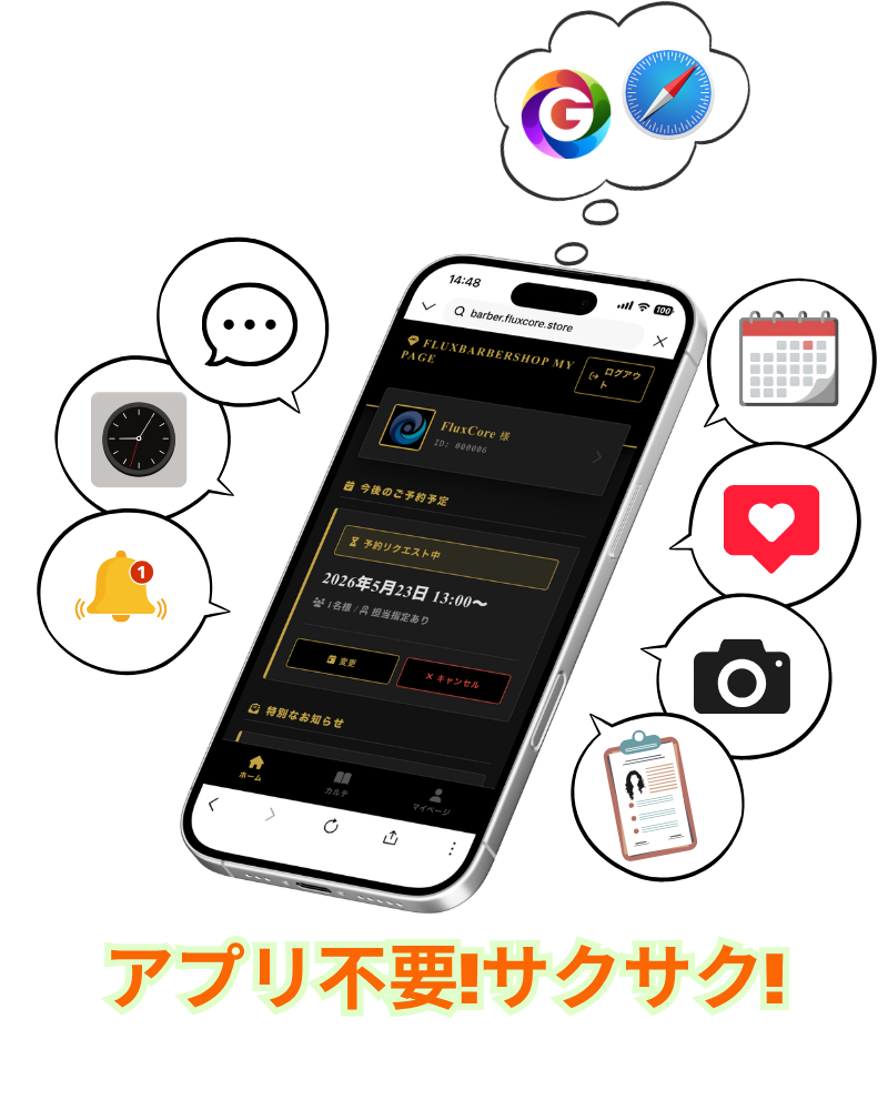 専用WEBマイページ